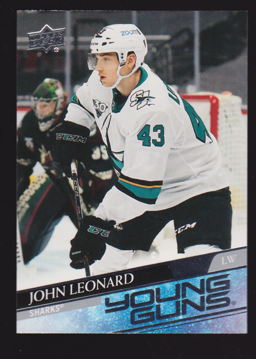 (image for) 2020-21 Upper Deck #474 John Leonard YG RC